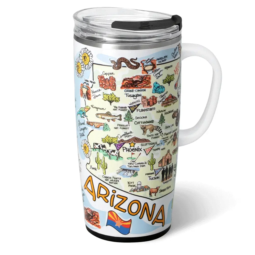 Arizona Travel Mug 22oz - Image 3