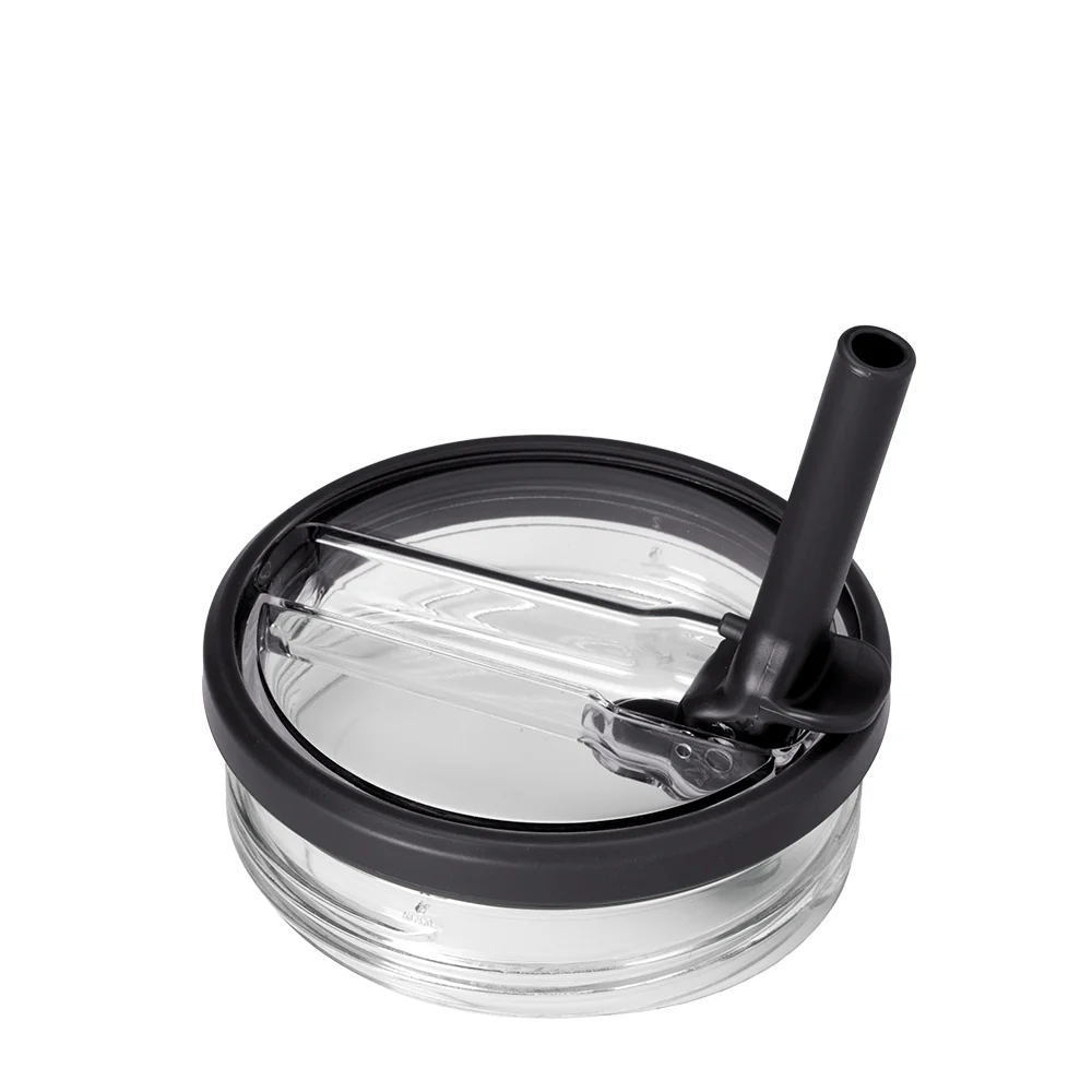 Black Leakproof Flip + Sip X-Large Lid