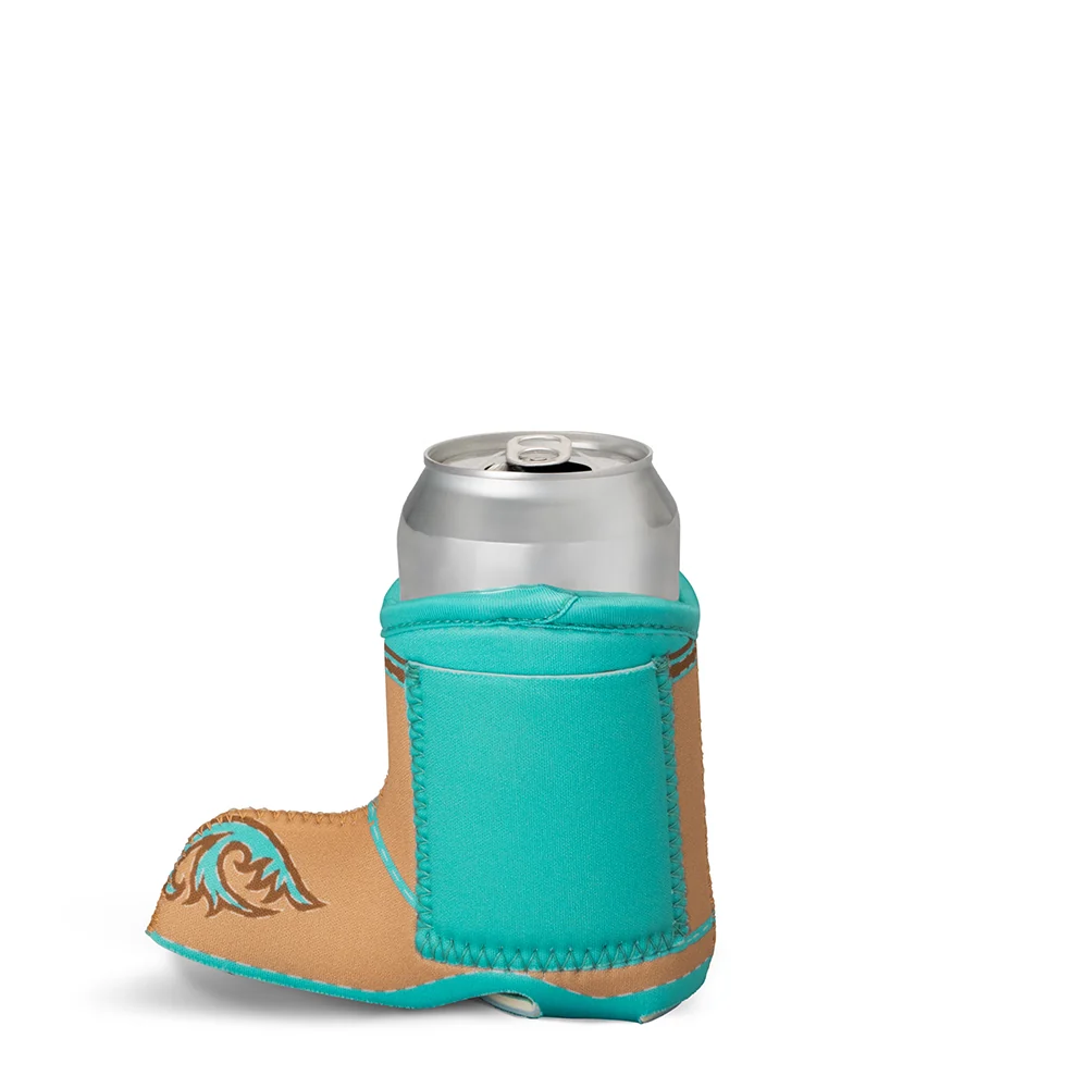 Boot Scootin' Turquoise Can Coolie - Image 3