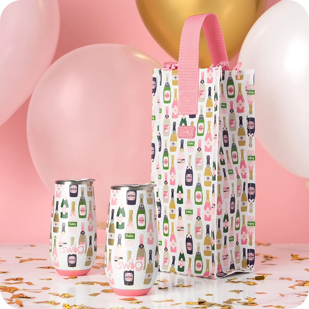 Bubbly Wine Reusable Gift Bag - Image 4