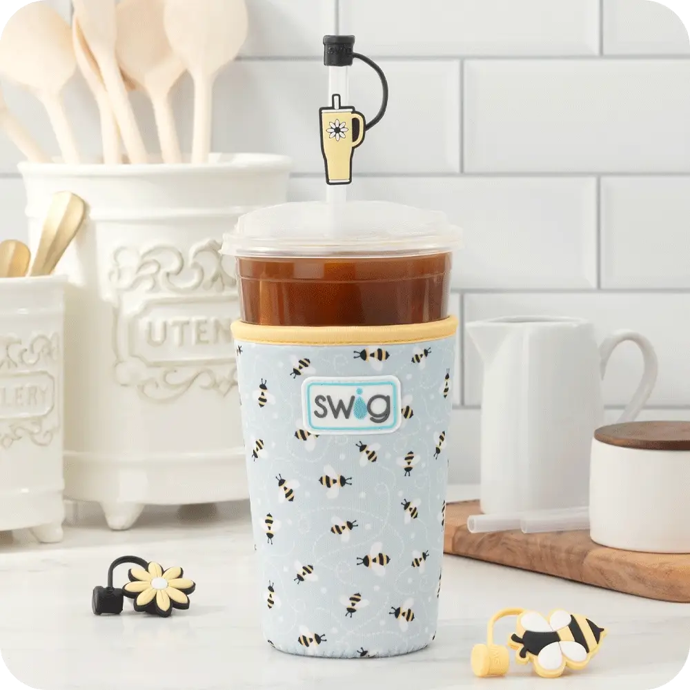 Busy Bee Medium Iced Cup Coolie - Image 4