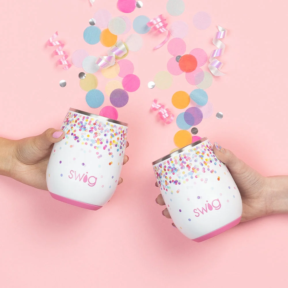Confetti Stemless Wine 14oz - Image 3