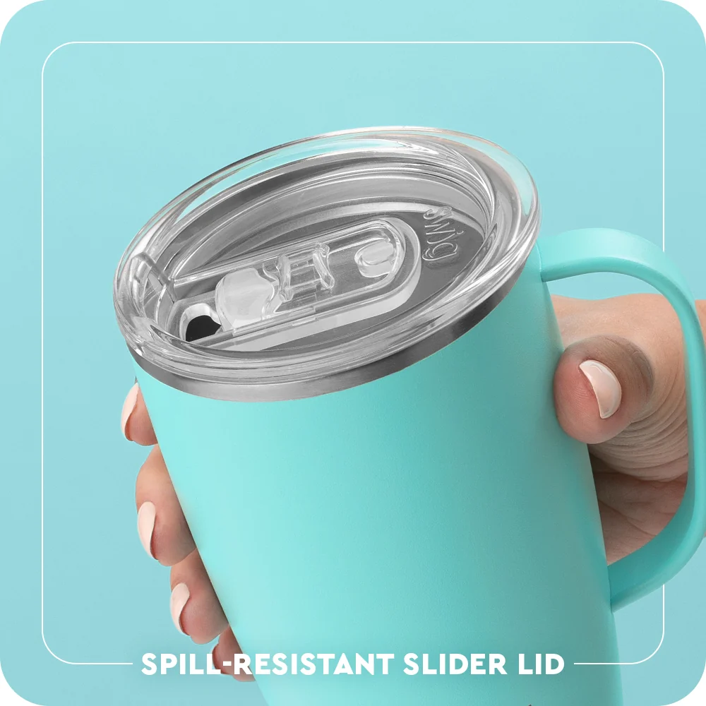 White Travel Mug 18oz - Image 3