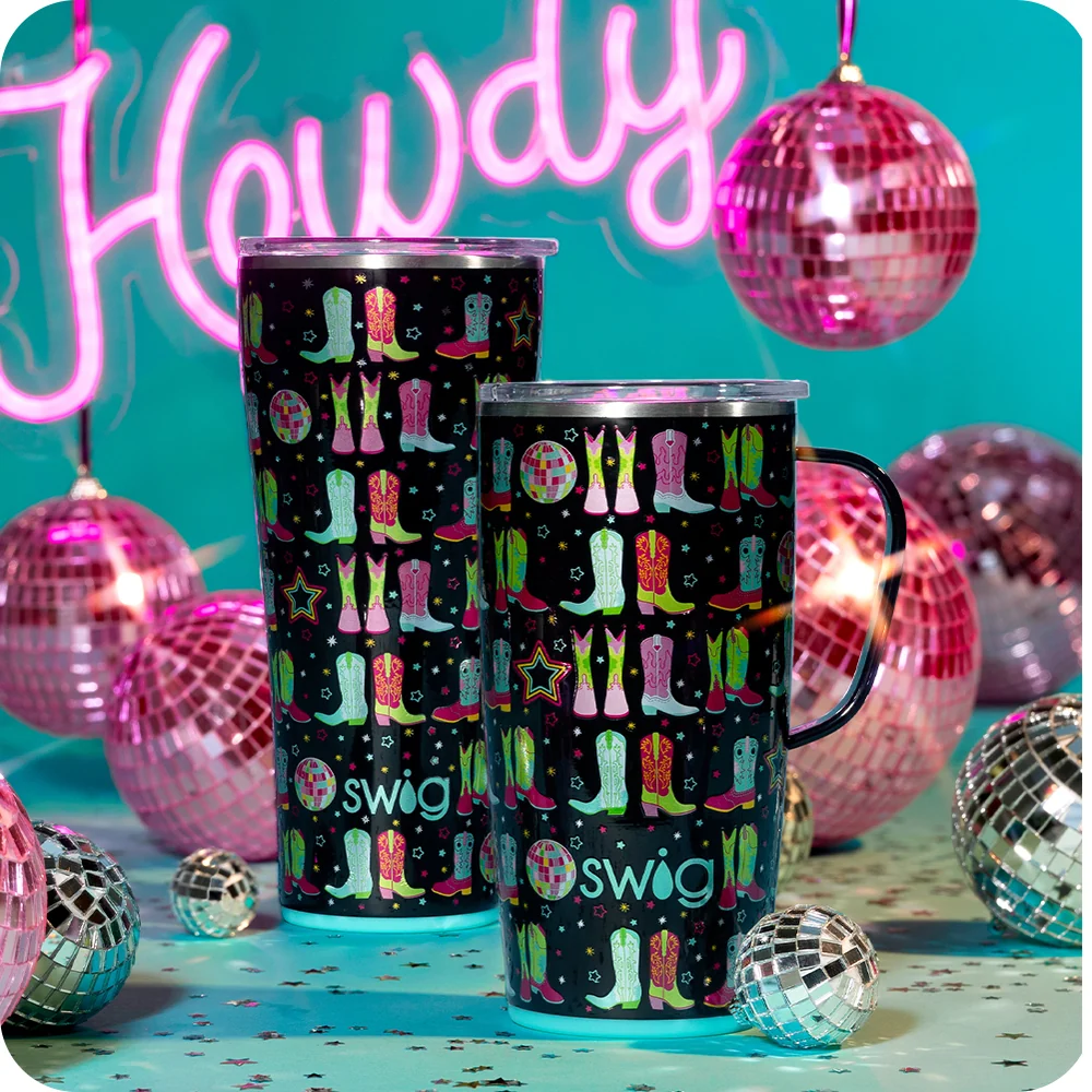 Disco Cowgirl Travel Mug 22oz - Image 3