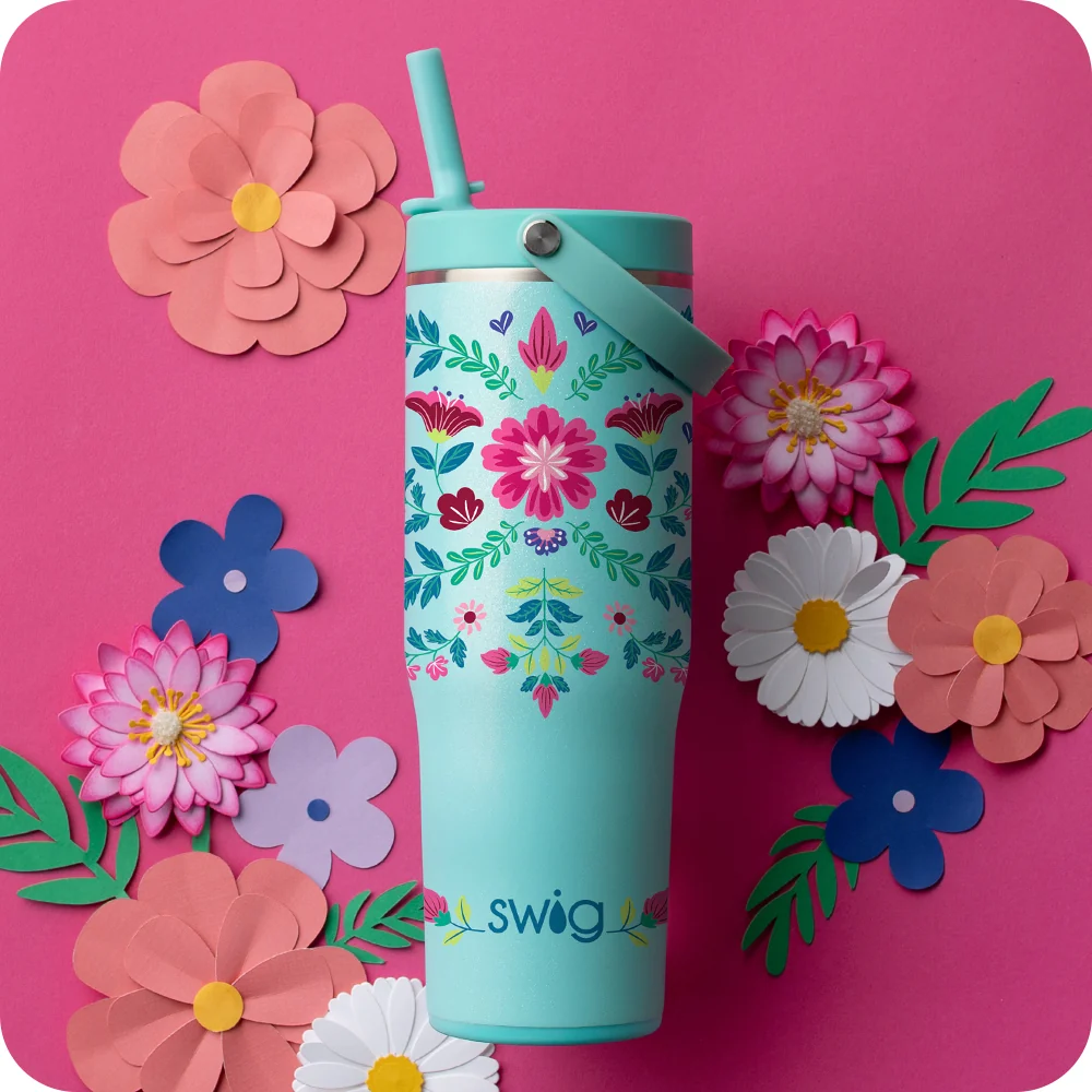 Flora Azul To-Go Tumbler 30oz - Image 3