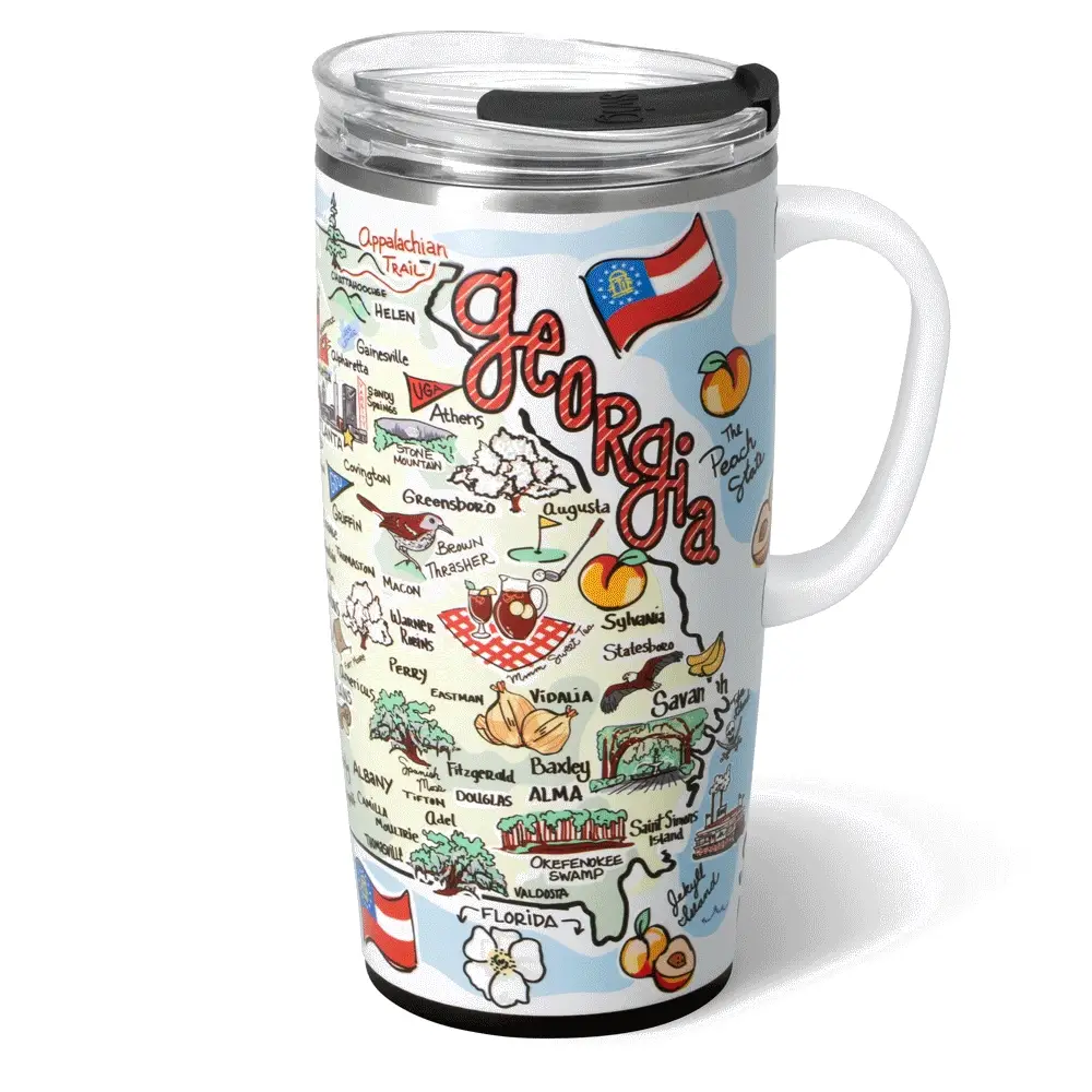 Georgia Travel Mug 22oz - Image 4