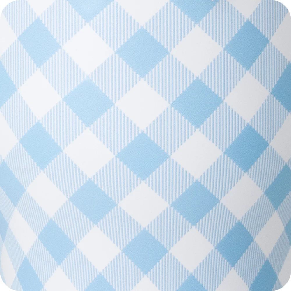Gingham Stemless Wine 12oz - Image 2