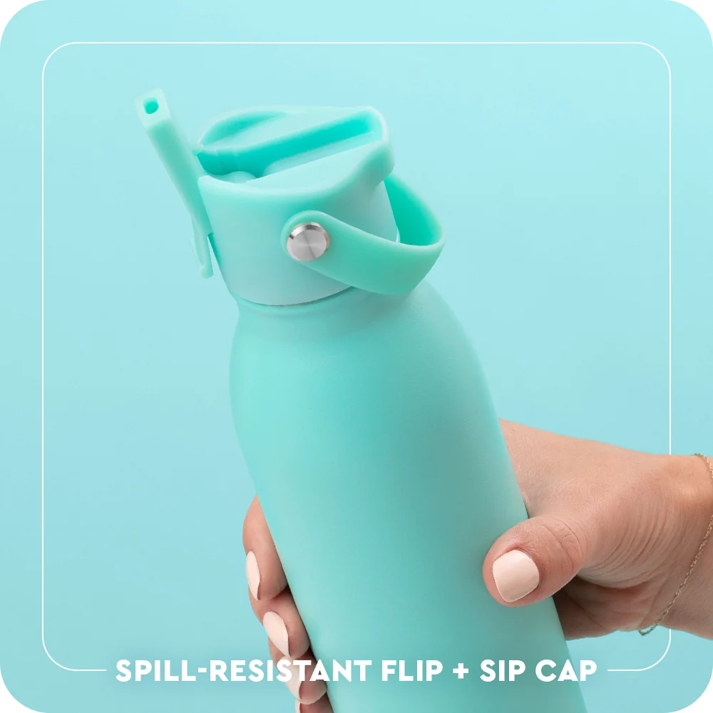 Hot Pink Flip + Sip Bottle 20oz - Image 3