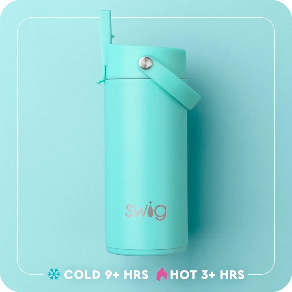 Crimson Flip + Sip Slim Tumbler 12oz - Image 3