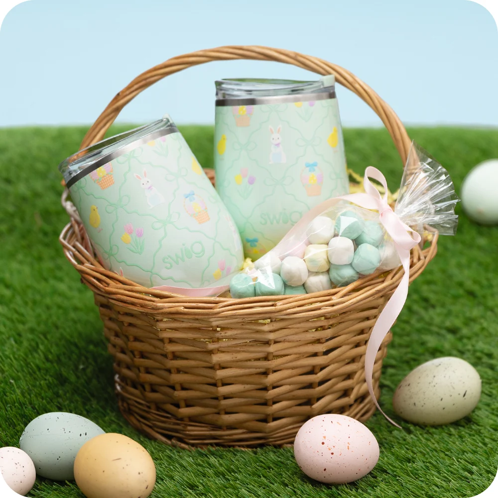 Hoppy Easter Stemless Wine 12oz - Image 3