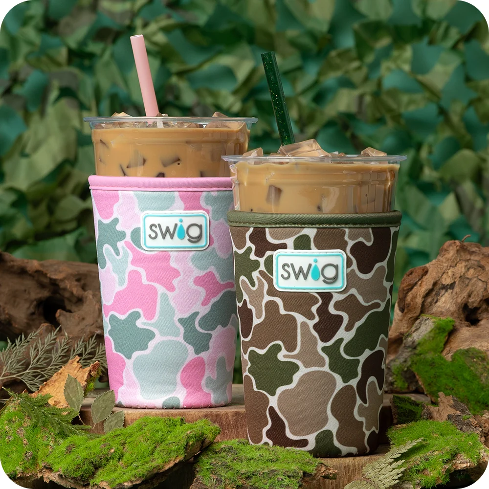 Blushing Camo Medium Iced Cup Coolie - Image 4
