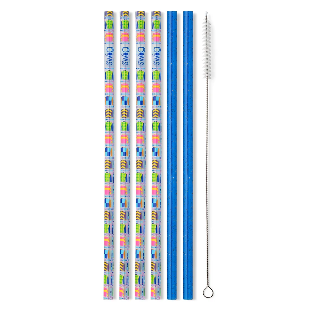 Jockey Club Reusable Straw Set - Image 2