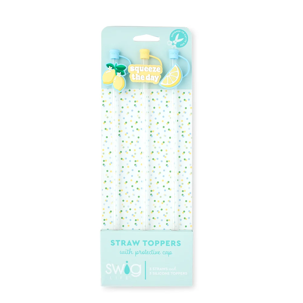 Lemon Meringue Straw Topper Set - Image 2