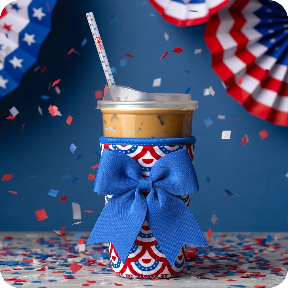 Liberty Belle Medium Iced Cup Coolie - Image 4