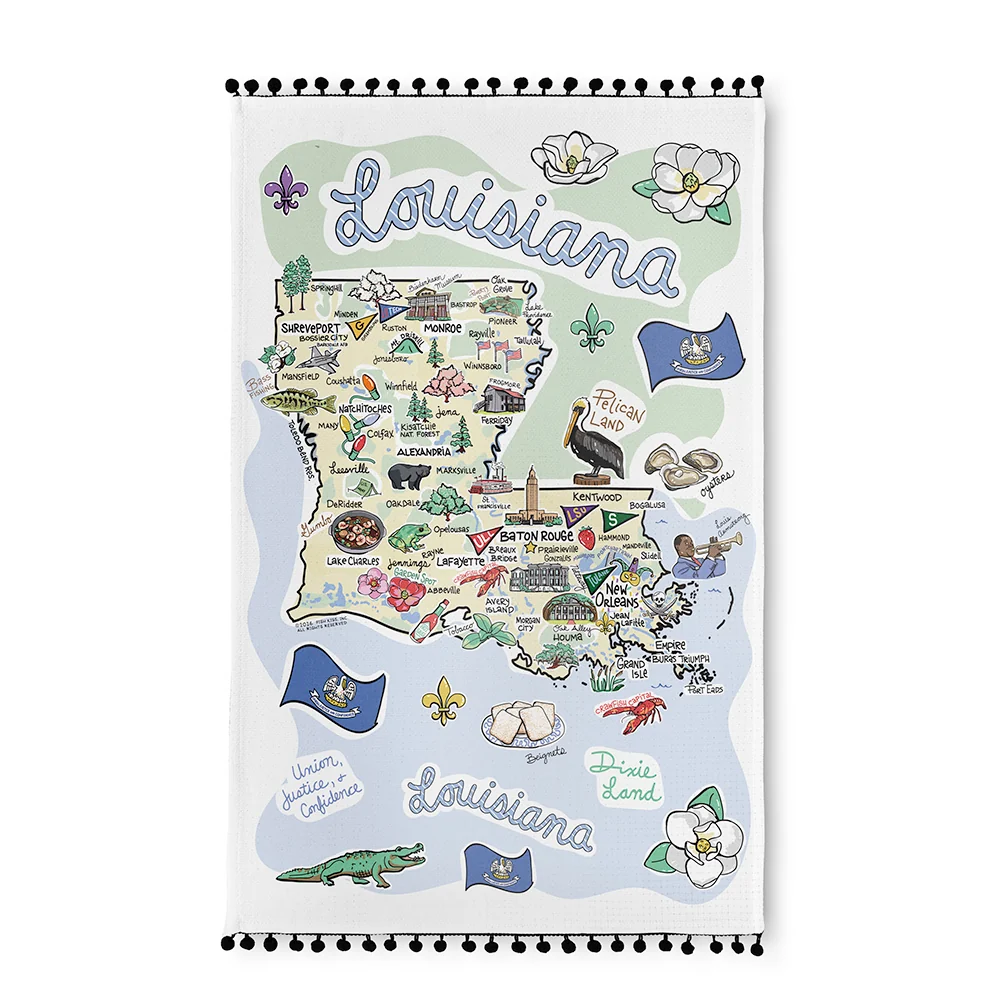 Louisiana Tea Towel - Image 2