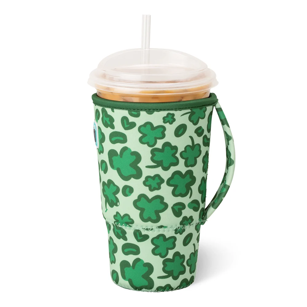 Lucky Leopard Large Iced Cup Coolie - Image 3