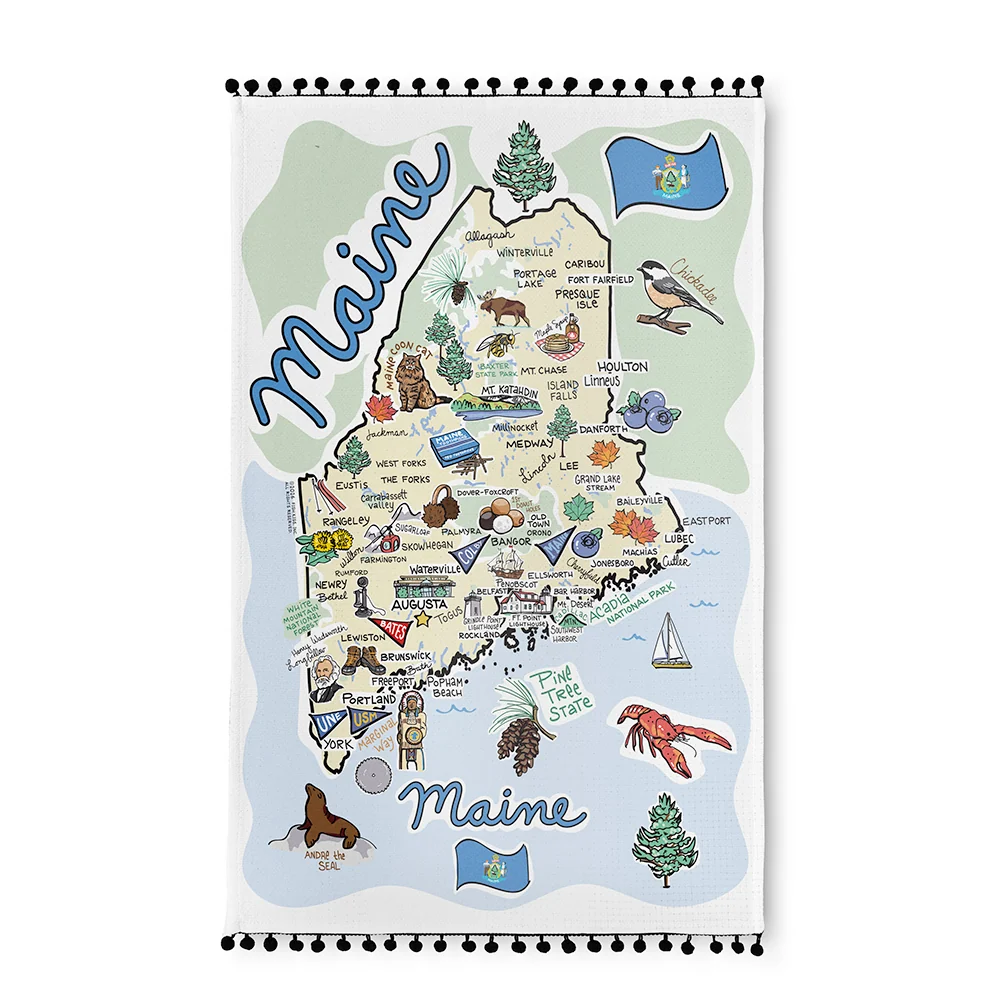 Maine Tea Towel - Image 2