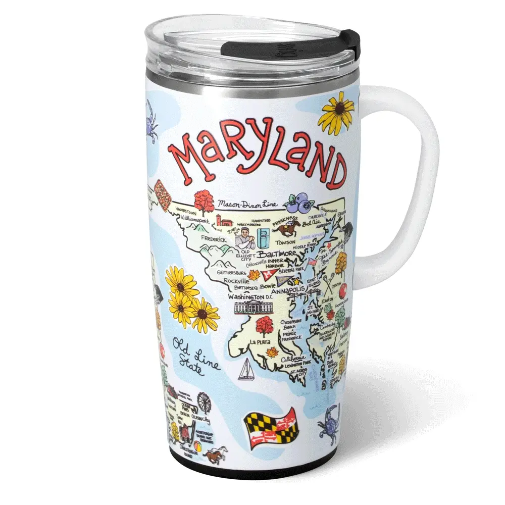 Maryland Travel Mug 22oz - Image 3