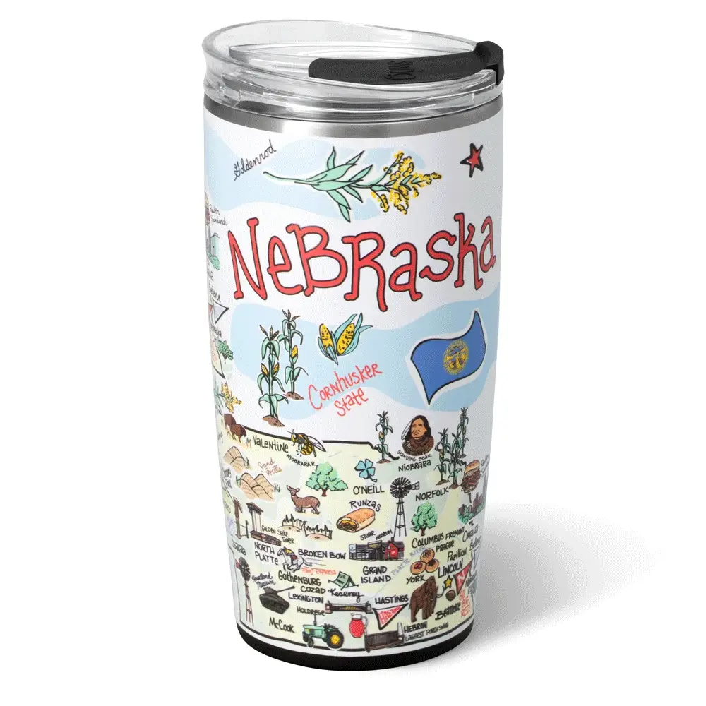Nebraska Tumbler 22oz - Image 3