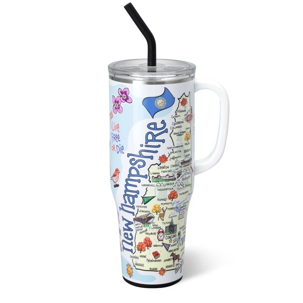 New Hampshire Mega Mug 40oz