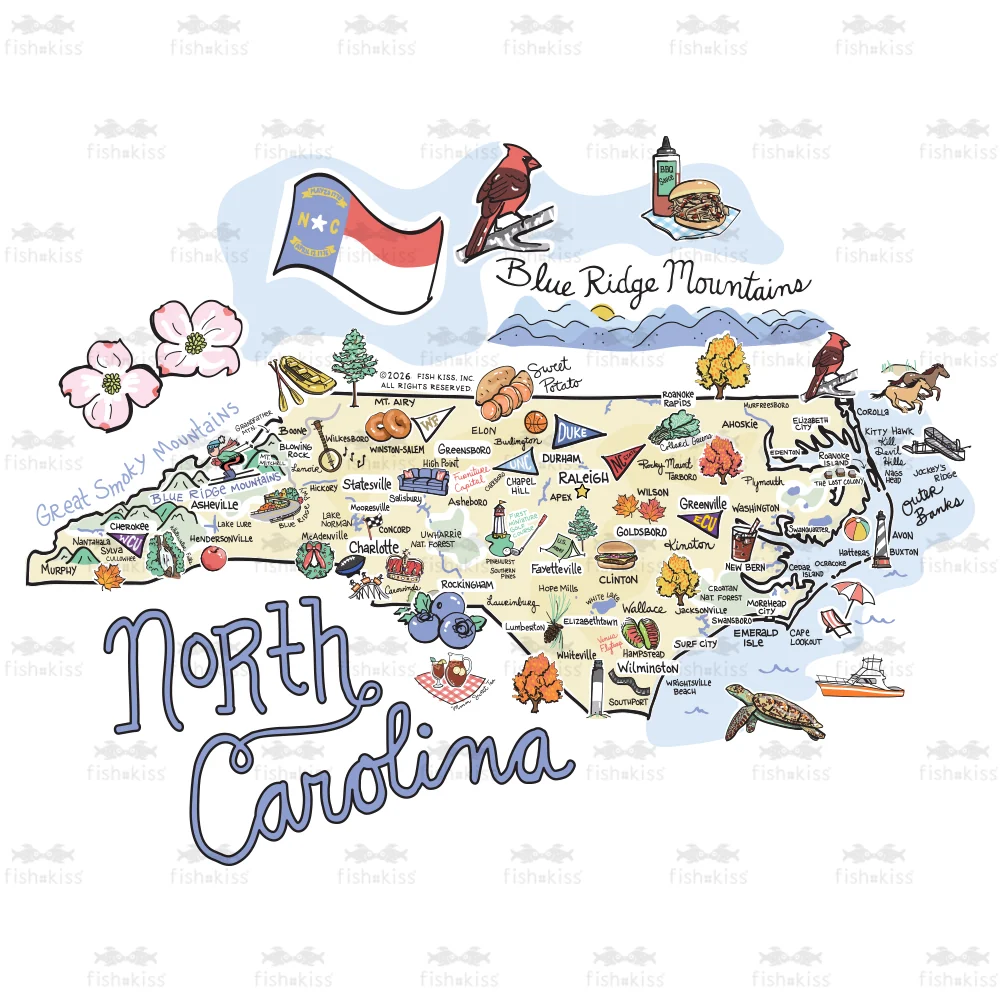 North Carolina Mega Mug 40oz - Image 2