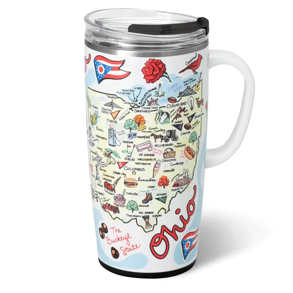 Ohio Travel Mug 22oz - Image 3