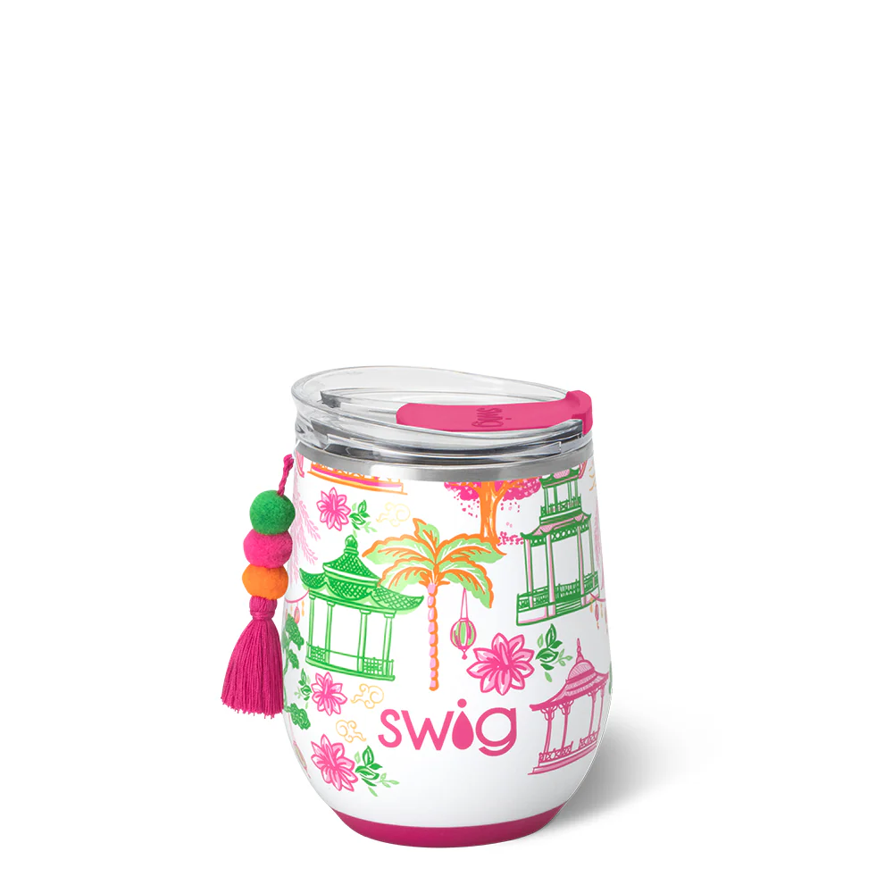 Pagoda Paradise Stemless Wine 12oz