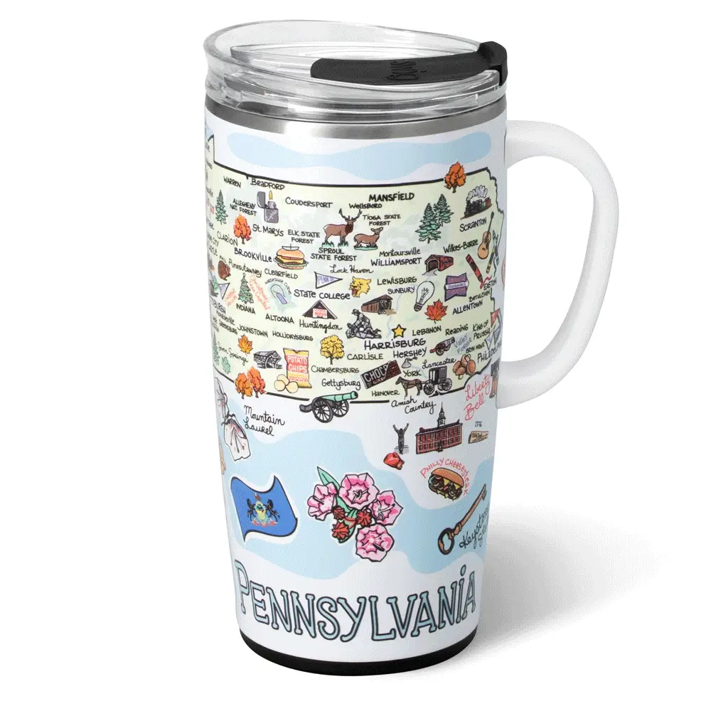 Pennsylvania Travel Mug 22oz - Image 3