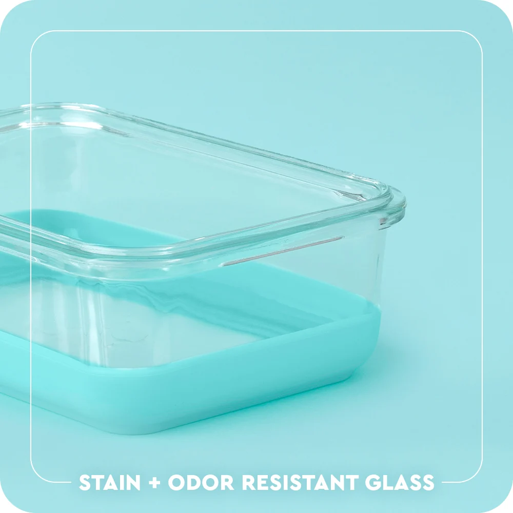 Pink 3pc Glass Food Storage Medium Set - Image 8