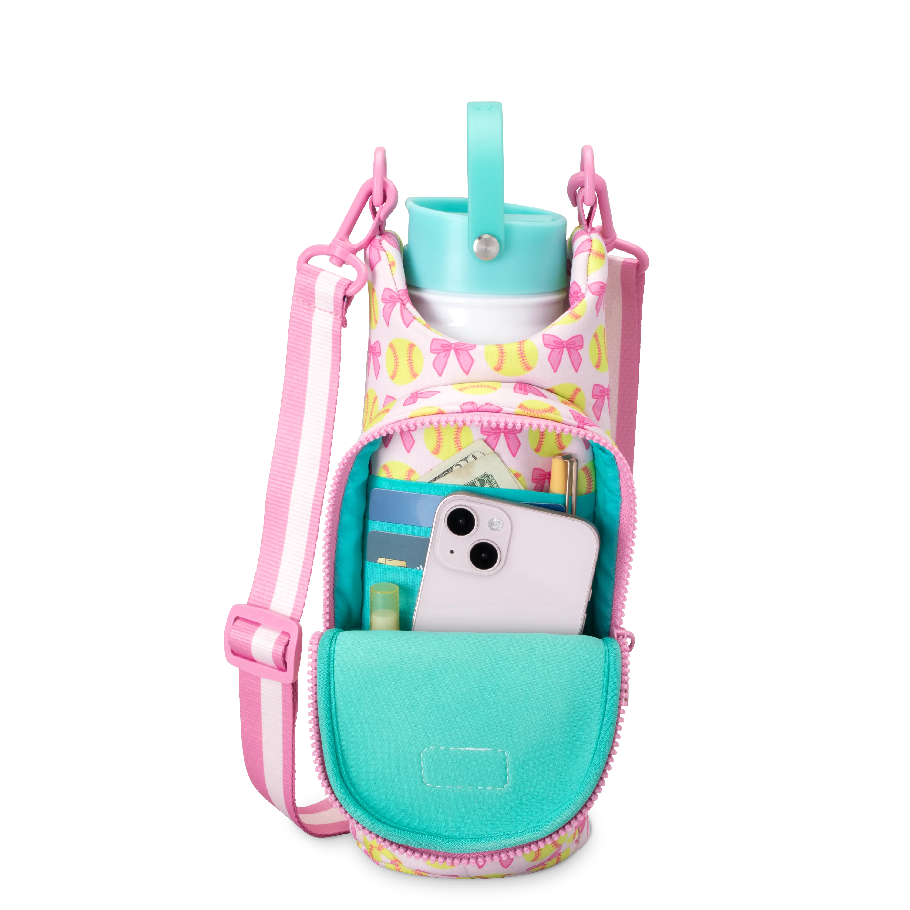 Pitch Hit Run Water Bottle Sling - Image 4