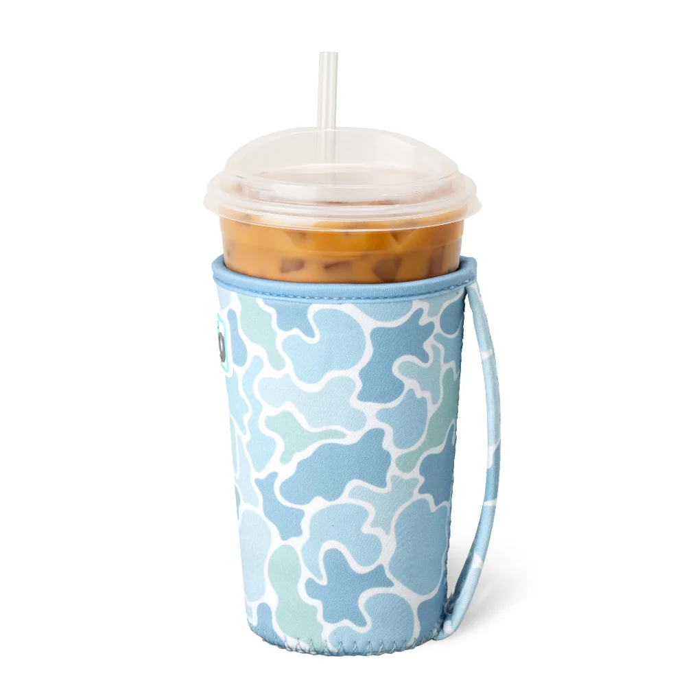 Saltwater Camo Medium Iced Cup Coolie - Image 3