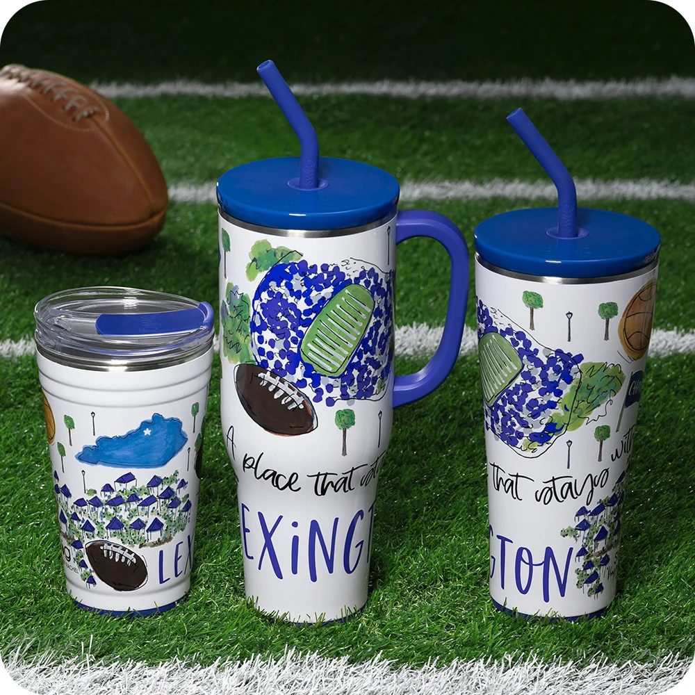 Saturdays in Lexington Straw Tumbler 32oz - Image 3