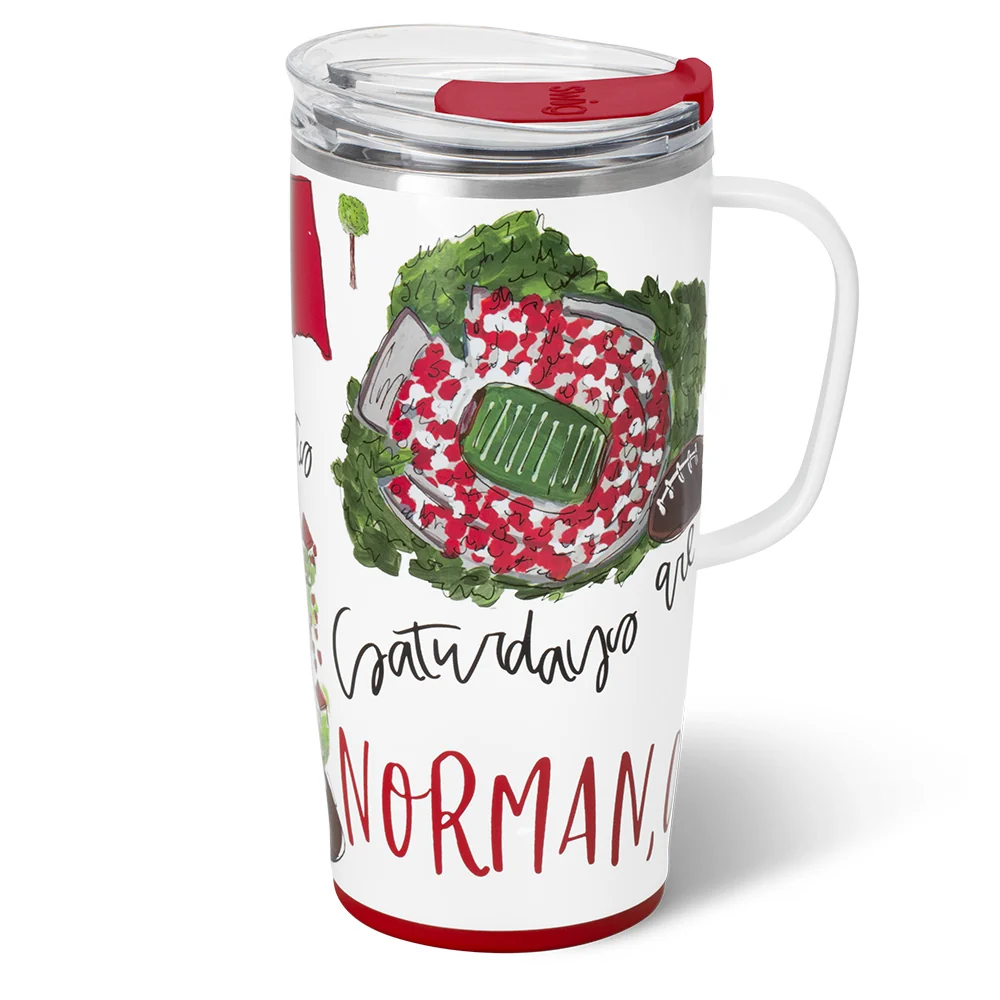 Saturdays in Norman Travel Mug 22oz