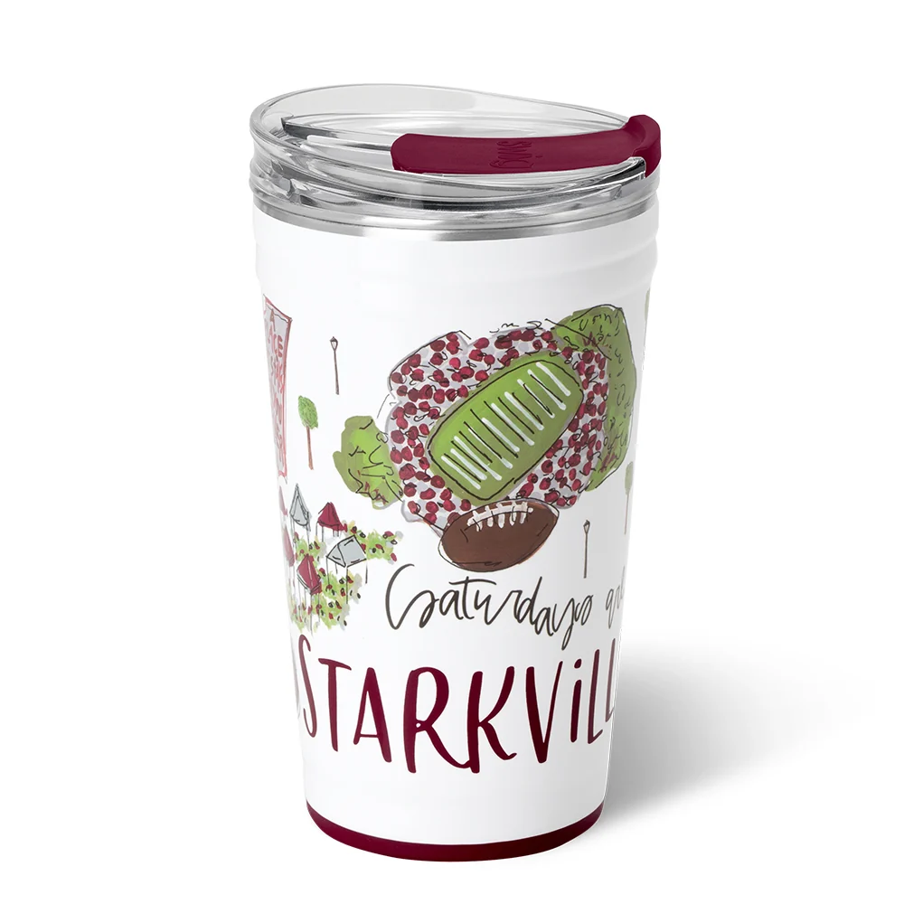 Saturdays in Starkville Party Cup 24oz