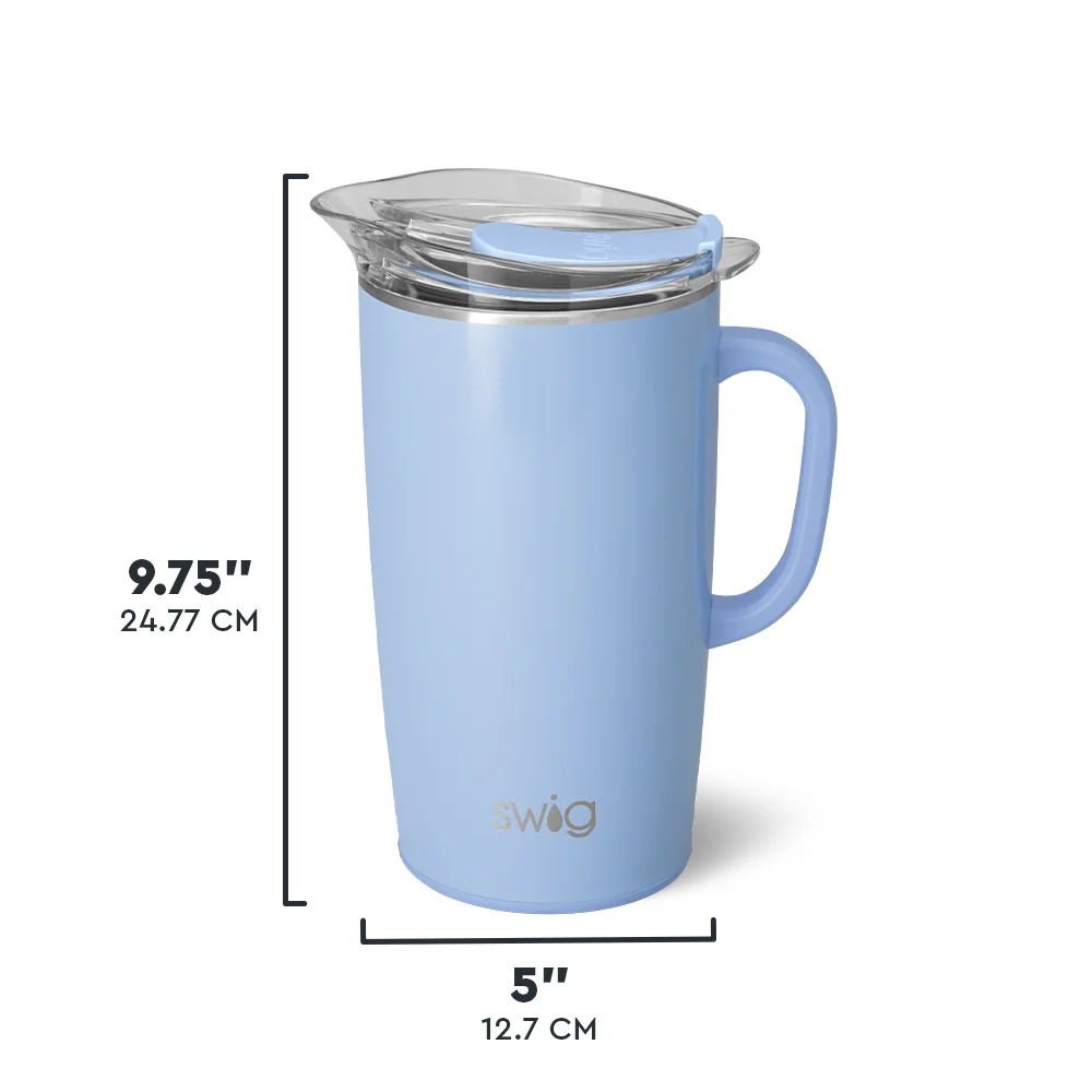 Shimmer Periwinkle Party Pitcher 64oz - Image 3