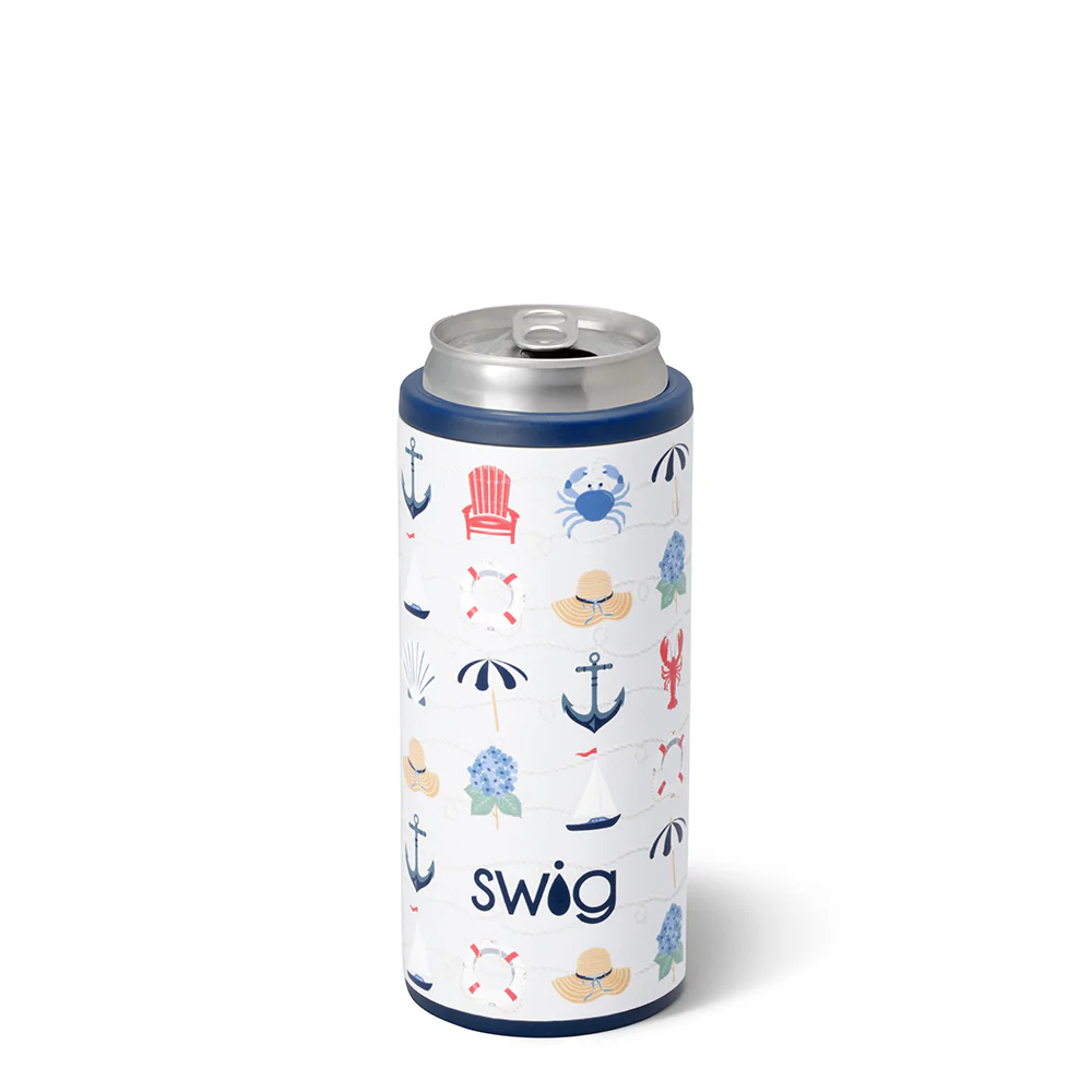 Shoreline Skinny Can Cooler 12oz
