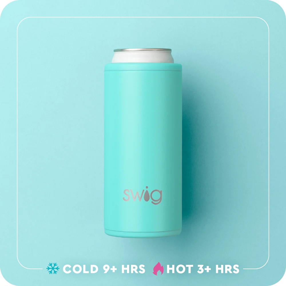 Crimson Skinny Can Cooler 12oz - Image 3