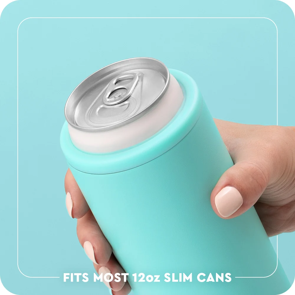 Crimson Skinny Can Cooler 12oz - Image 4