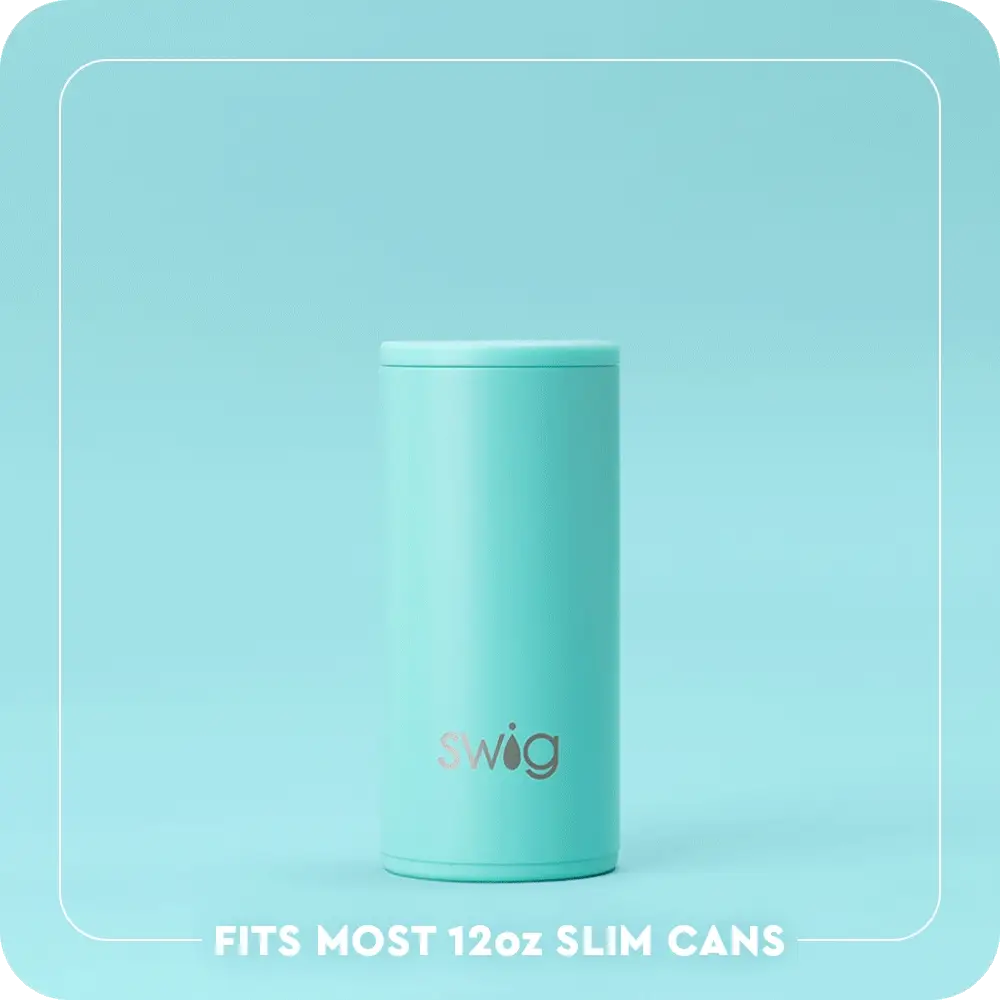 Crimson Skinny Can Cooler 12oz - Image 6