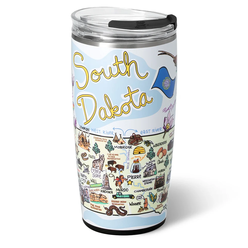 South Dakota Tumbler 22oz