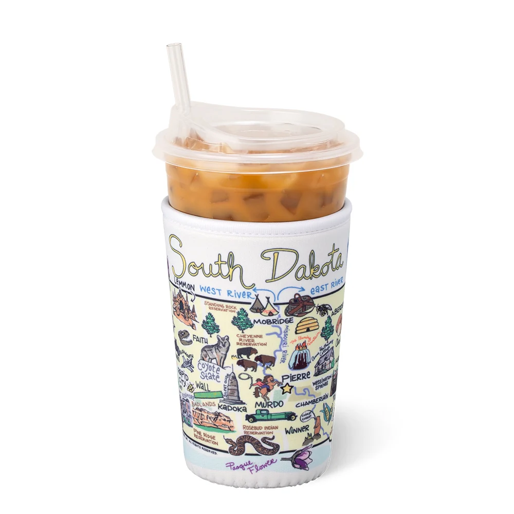 South Dakota Medium Iced Cup Coolie