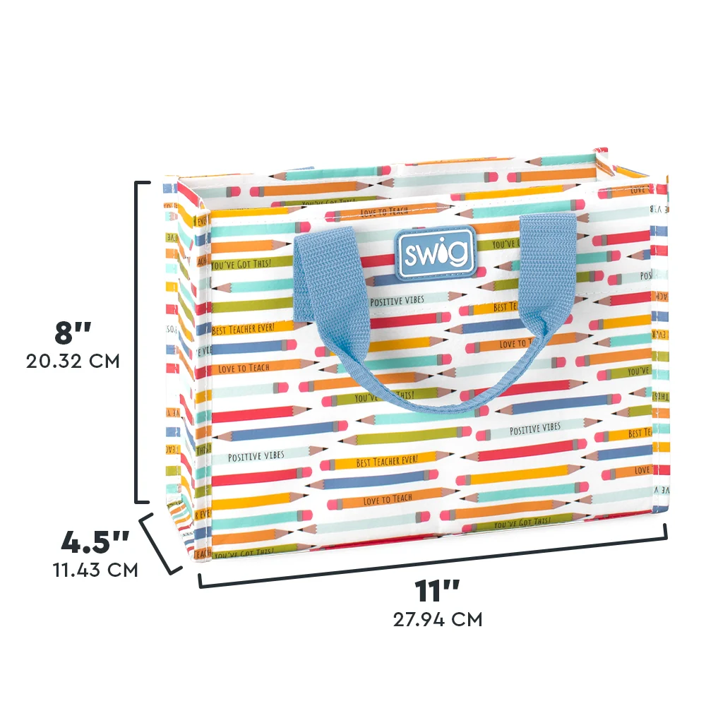 Teacher Life Small Reusable Gift Bag - Image 3
