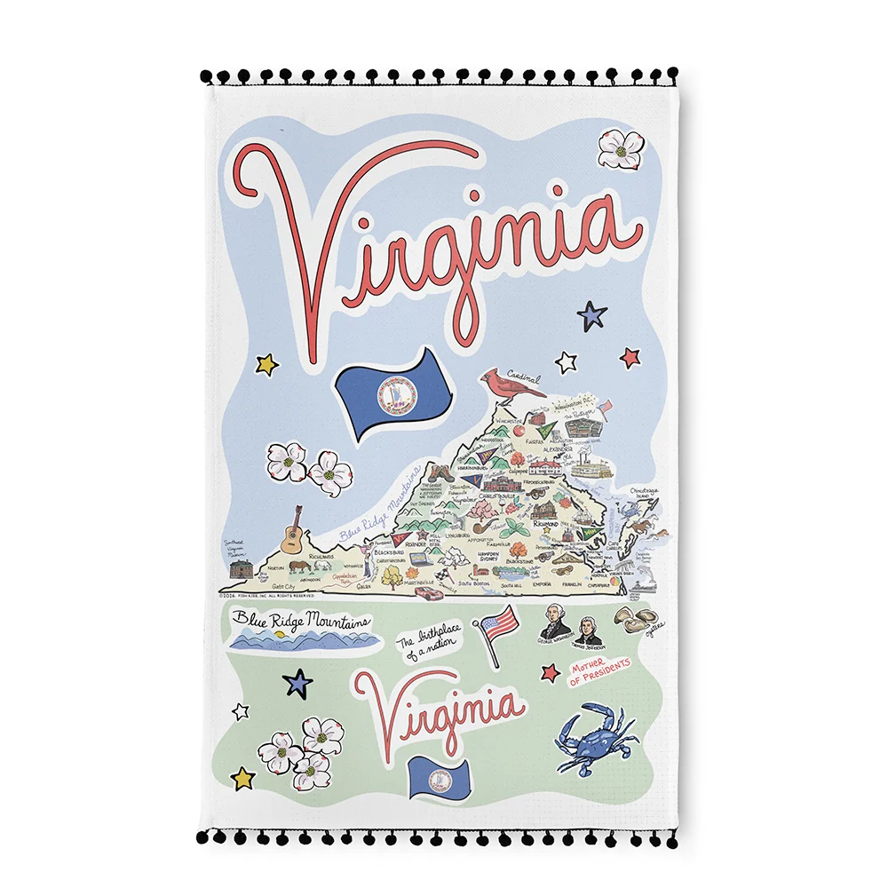 Virginia Tea Towel - Image 2