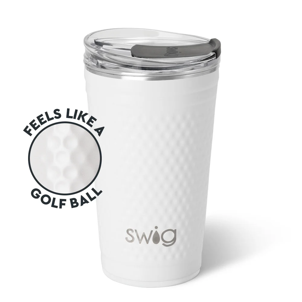 White Golf Ball Party Cup 24oz